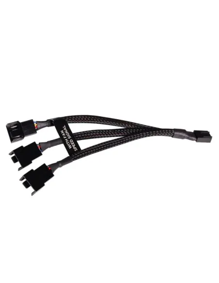 Alphacool Y-Splitter 4-Pin auf 3x 4-Pin PWM 15cm - schwarz
