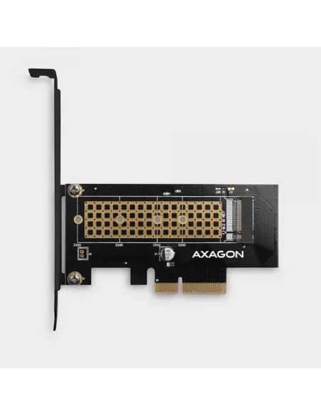 AXAGON PCEM2-N PCIe-3.0-x4-Adapter, 1x M.2-NVMe-SSD, bis 2280 - passive Kühlung