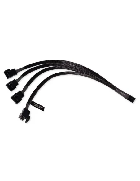 Alphacool Y-Splitter 4-Pin auf 4x 4-Pin PWM 30cm - schwarz