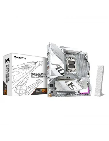 GIGABYTE B850M Aorus Elite WiFi6E ICE, AMD B850 Mainboard - Sockel AM5, DDR5