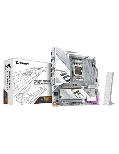 GIGABYTE B850M Aorus Elite WiFi6E ICE, AMD B850 Mainboard - Sockel AM5, DDR5
