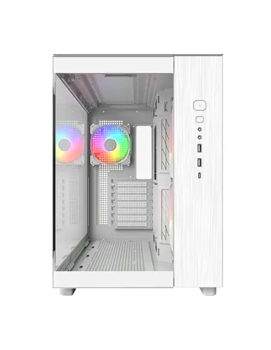 Montech KING 65 PRO PC-Gehäuse, Midi-Tower, ATX, ARGB, Tempered Glass -weiß