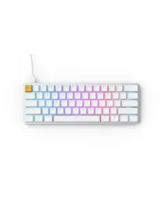 Glorious GMMK Compact White Ice Edition - Gateron Brown, US Layout