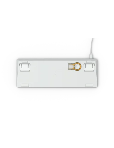 Glorious GMMK Compact White Ice Edition - Gateron Brown, US Layout