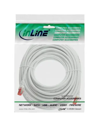 InLine Patchkabel Cat.6, S/FTP (PiMf), 250MHz, weiß - 5m
