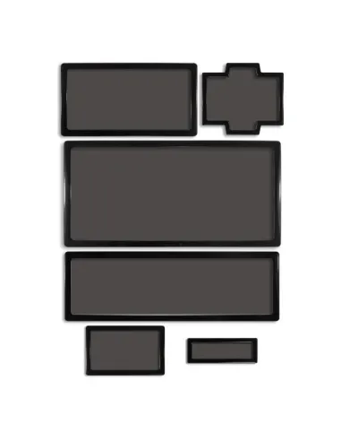 Demciflex Staubfilter-Set für Fractal Design R5 - schwarz/schwarz