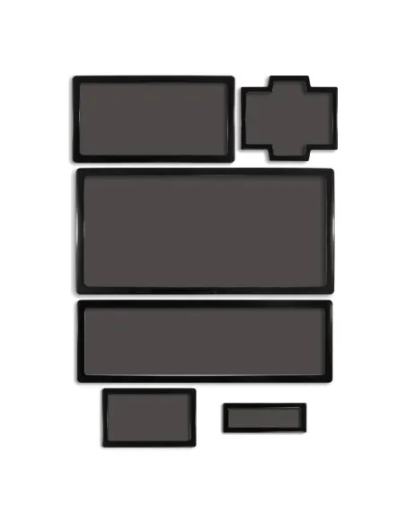 Demciflex Staubfilter-Set für Fractal Design R5 - schwarz/schwarz