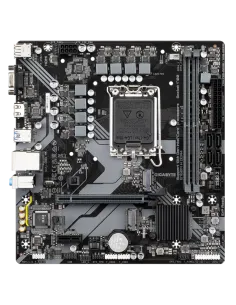 GIGABYTE B760M H DDR4, Intel B760 Mainboard, Sockel 1700, DDR4 2