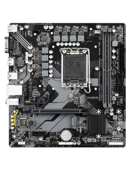 GIGABYTE B760M H DDR4, Intel B760 Mainboard, Sockel 1700, DDR4