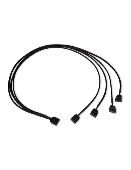 Alphacool Y-Splitter aRGB 3-Pin auf 4x 3-Pin 60cm - schwarz