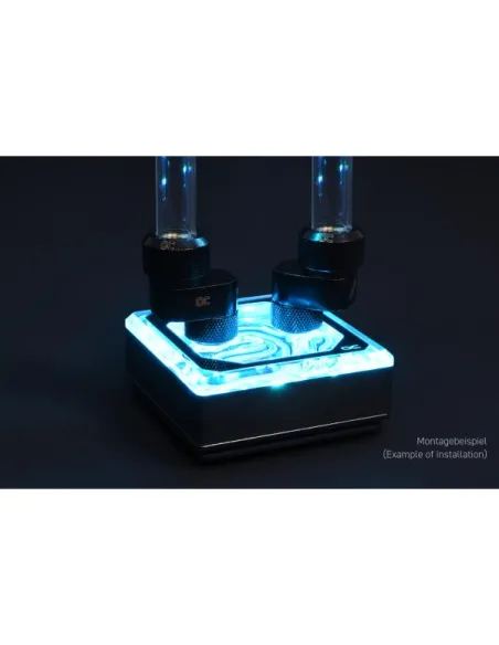 Alphacool Eiszapfen G1/4 Zoll Verlängerung Offset MF 8 - schwarz