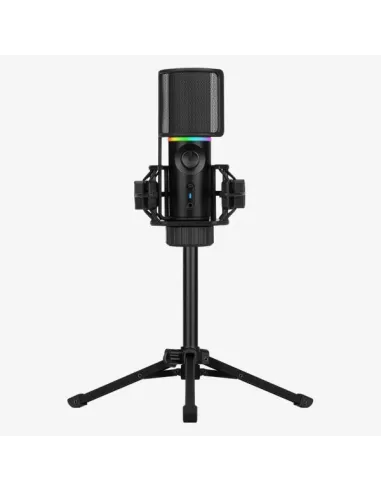 Streamplify MIC RGB Microphone, USB-A, black - tripod incl.