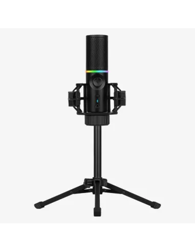 Streamplify MIC RGB Microphone, USB-A, black - tripod incl.