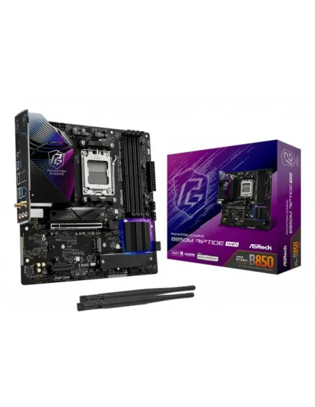 Asrock Phantom Gaming B850M Riptide WiFi AMD B850 Socket AM5 micro ATX