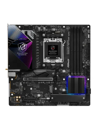 Asrock Phantom Gaming B850M Riptide WiFi AMD B850 Socket AM5 micro ATX