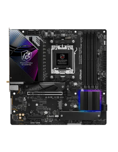 Asrock Phantom Gaming B850M Riptide WiFi AMD B850 Socket AM5 micro ATX