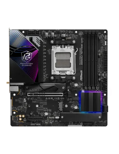 Asrock Phantom Gaming B850M Riptide WiFi AMD B850 Socket AM5 micro ATX