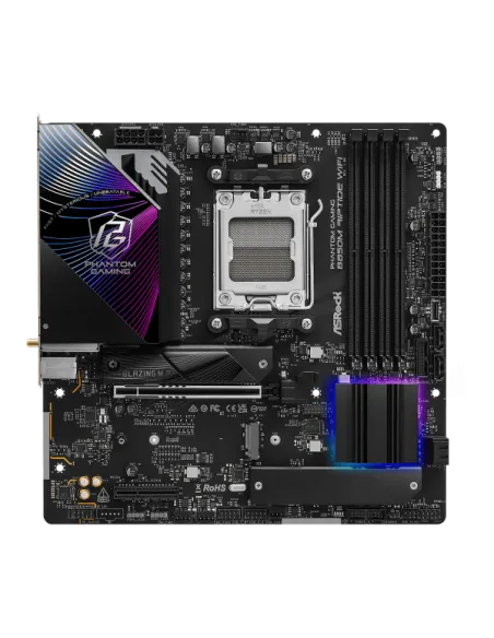 Asrock Phantom Gaming B850M Riptide WiFi AMD B850 Socket AM5 micro ATX