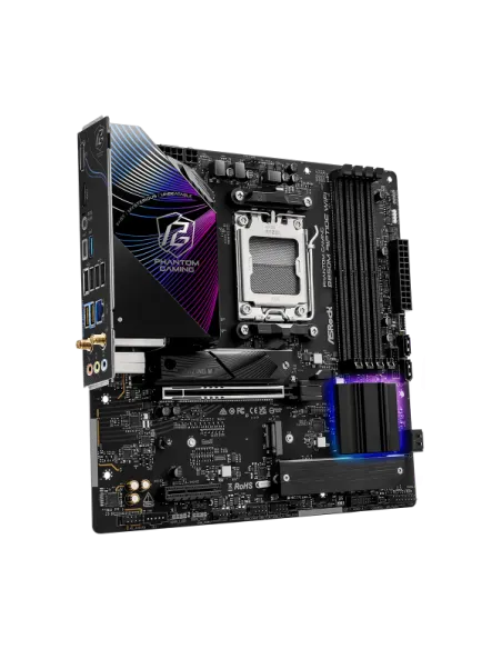 Asrock Phantom Gaming B850M Riptide WiFi AMD B850 Socket AM5 micro ATX