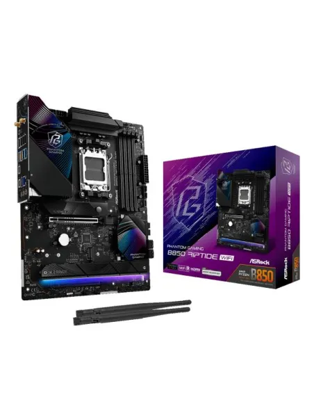 Asrock Phantom Gaming B850 Riptide WiFi AMD B850 Socket AM5 ATX