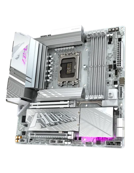 GIGABYTE Z890M AORUS ELITE WIFI7 ICE Scheda Madre - Supporta CPU