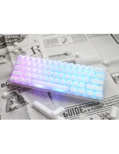 Ducky One 3 Aura White Mini Gaming Keyboard, RGB LED - MX-Red (US) 2