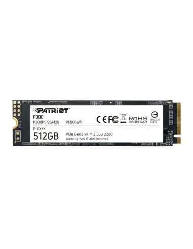 Patriot P300 NVMe SSD, PCIe 3.0, M.2 Typ 2280 - 512 GB