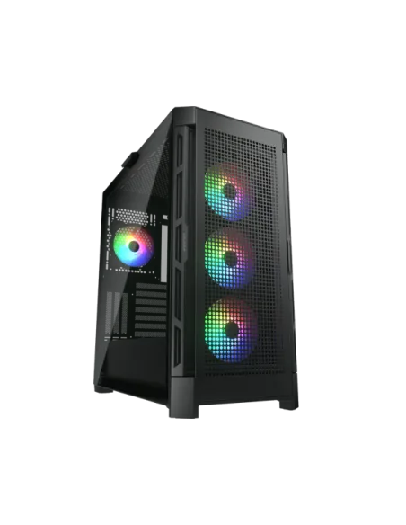 Cougar Duoface PRO RGB e' un Case Middle tower, con supporto per mainboard E-ATX. Puo' ospitare fino a 4 hard disk.