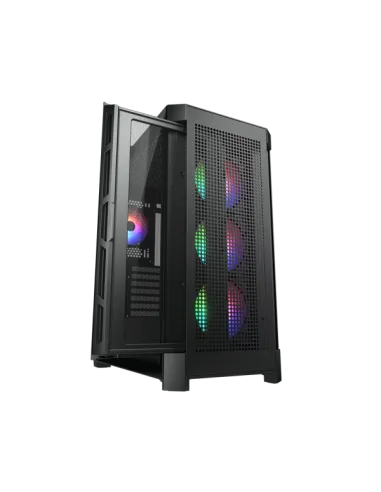 Cougar Duoface PRO RGB e' un Case Middle tower, con supporto per mainboard E-ATX. Puo' ospitare fino a 4 hard disk.