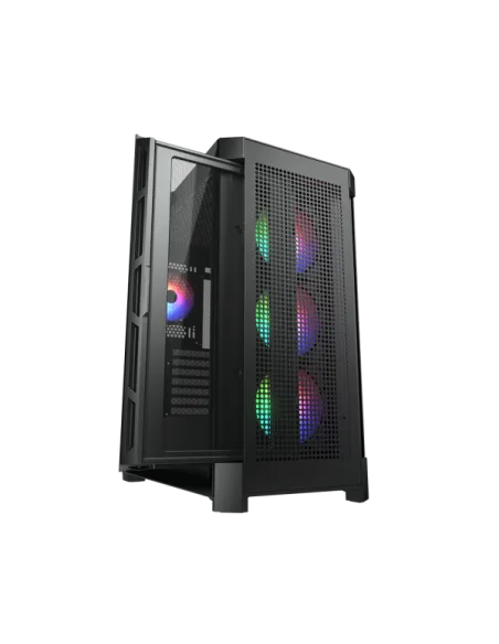 Cougar Duoface PRO RGB e' un Case Middle tower, con supporto per mainboard E-ATX. Puo' ospitare fino a 4 hard disk.
