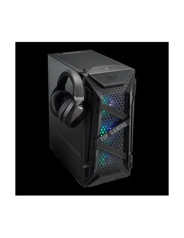 ASUS TUF Gaming GT301 e' un case middle tower con paratia laterale in vetro e 3 ventole RGB pre installate