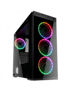 Kolink Horizon e' un case middle tower con paratia laterale e frontale in vetro temperato e controller Addressable RGB