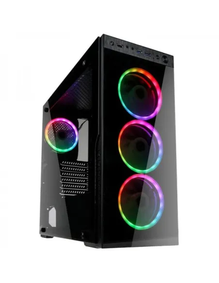 Kolink Horizon e' un case middle tower con paratia laterale e frontale in vetro temperato e controller Addressable RGB