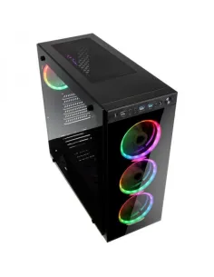 Kolink Horizon e' un case middle tower con paratia laterale e frontale in vetro temperato e controller Addressable RGB 2