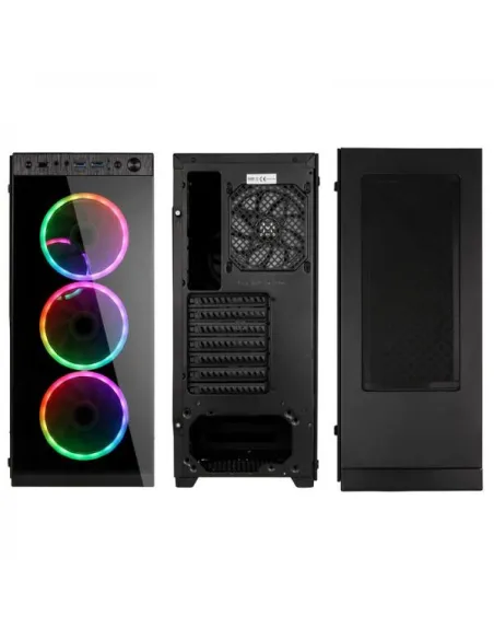 Kolink Horizon e' un case middle tower con paratia laterale e frontale in vetro temperato e controller Addressable RGB