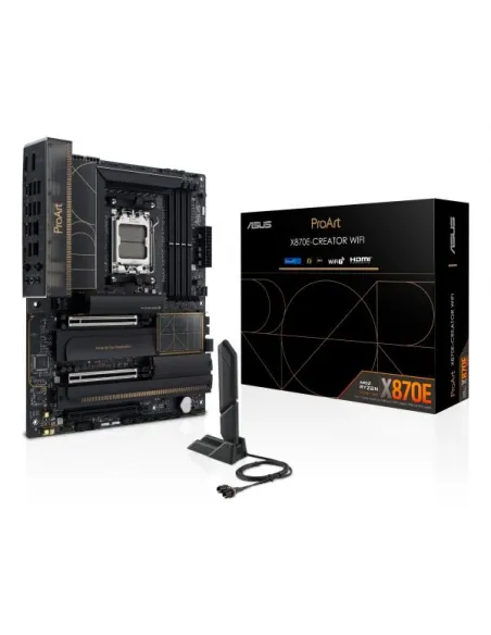 Asus ProArt X870E Creator Wi-Fi e' una scheda madre con chipset AMD X870, 4 slot di RAM DDR5 e 4 M.2.
