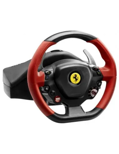 Thrustmaster 4460105 VOLANTE REALISTICO replica del volante della FERRARI 458 SPIDER. Ampia pedaliera ottimizzata e regolabile