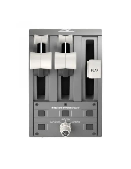 TCA Quadrant Boeing Edition e' un sistema di pilotaggio, accompagnato da licenze ufficiali Boeing e Xbox, per Xbox One e Xbox S