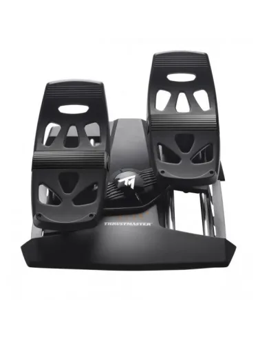 Pedaliera in alluminio per simulatori di volo. Design ergonomico, scorrimento su 4 binari per movimenti fluidi. 25cm di zona ri