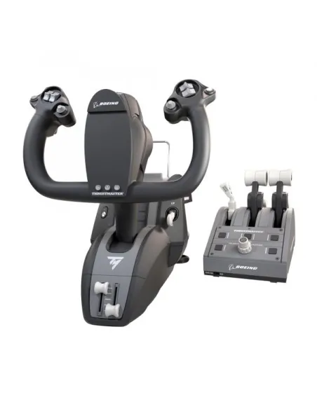 TCA Yoke Pack Boeing Edition e' un sistema di pilotaggio, accompagnato da licenze ufficiali Boeing e Xbox, per Xbox One e Xbox 