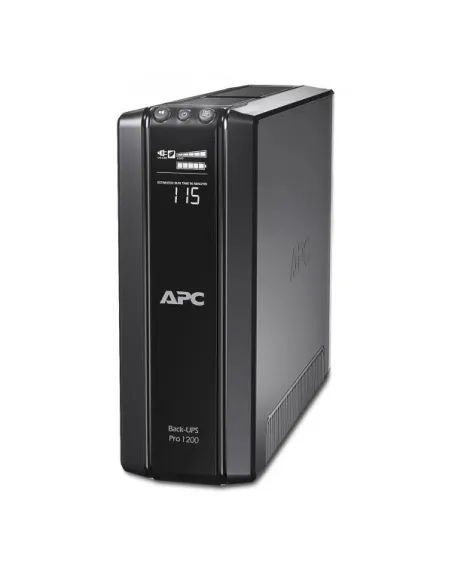 APC Back-UPS Pro. Potenza in uscita: 1200 VA, Potenza in uscita: 720 W, Tensione operativa in entrata (min): 156 V. Tipo di usc