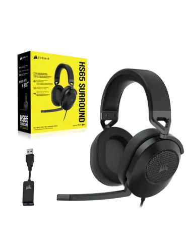 CORSAIR HS65 potrai sfruttare un audio eccezionalmente nitido grazie ai driver in neodimio da 50 mm con sintonizzazione persona
