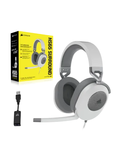 CORSAIR HS65 potrai sfruttare un audio eccezionalmente nitido grazie ai driver in neodimio da 50 mm con sintonizzazione persona