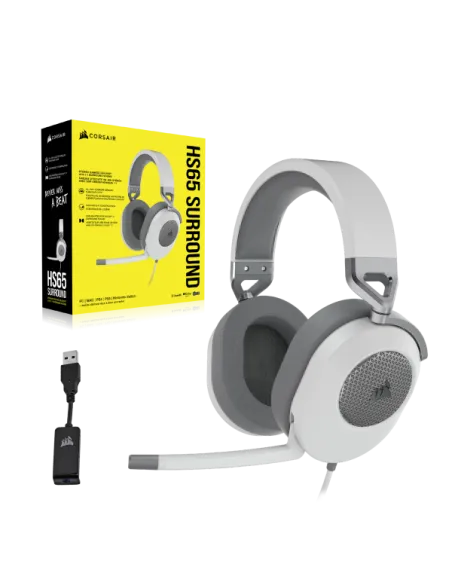 CORSAIR HS65 potrai sfruttare un audio eccezionalmente nitido grazie ai driver in neodimio da 50 mm con sintonizzazione persona