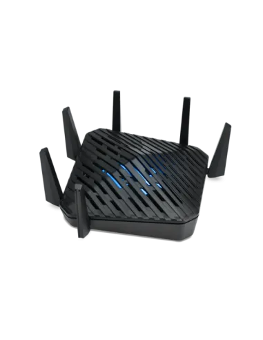 Acer Predator Connect W6 offre velocità di rete elevate e latenza minima. Con Wi-Fi 6E tri-banda, raggiunge 7,8 Gbps. Ottimizza