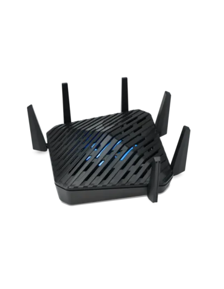 Acer Predator Connect W6 offre velocità di rete elevate e latenza minima. Con Wi-Fi 6E tri-banda, raggiunge 7,8 Gbps. Ottimizza