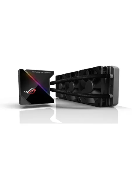 Sistema a liquido da Asus serie ROG con radiatore da 360mm, illuminazione RGB, OLED LIVEDASH & controllo FanXpert