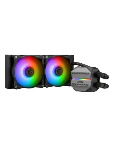 MSI MAG CoreLiquid M240 è un dissipatore a liquido ARGB che mantiene la CPU fresca grazie al radiatore da 240mm e due ventole d