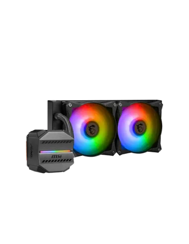 MSI MAG CoreLiquid M240 è un dissipatore a liquido ARGB che mantiene la CPU fresca grazie al radiatore da 240mm e due ventole d