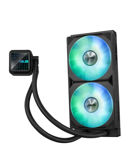 Asus Prime LC 240 ARGB e' un dissipatore a liquido con una radiatore da 240mm.